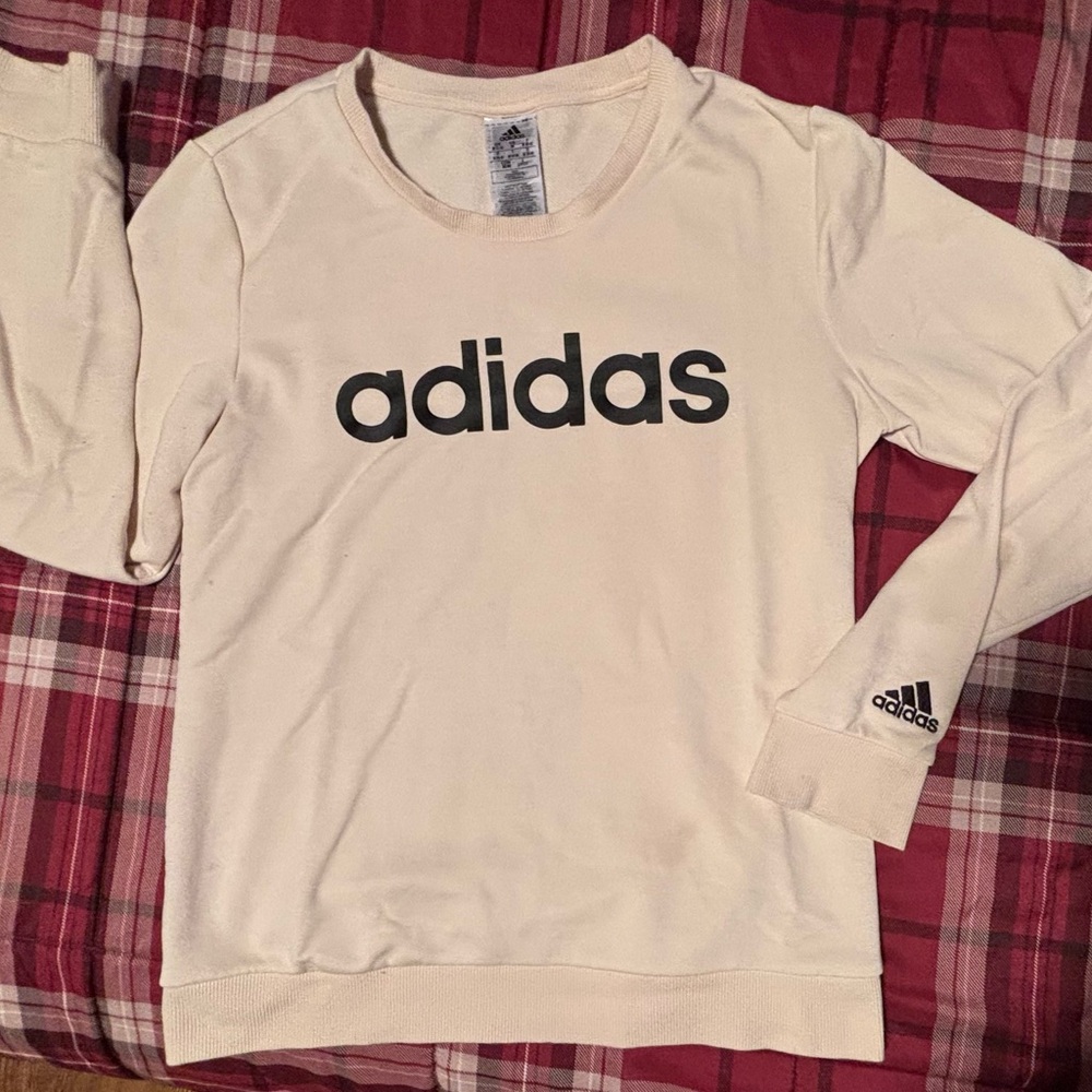 Adidas Beige Knit Top